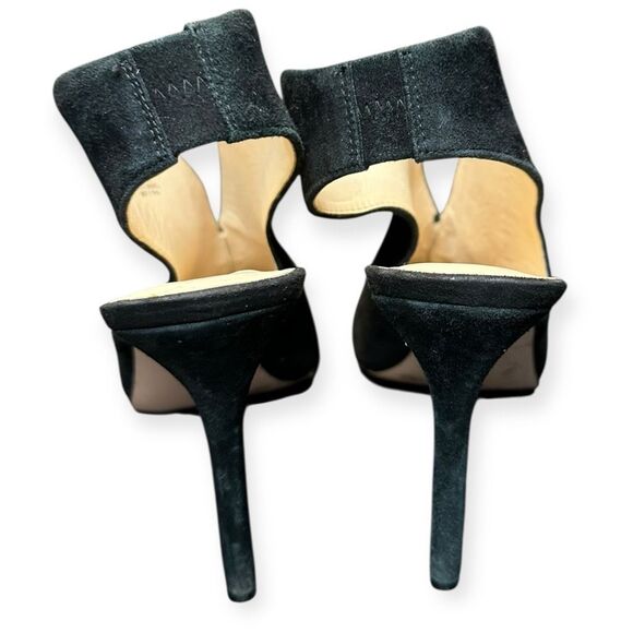 JESSICA SIMPSON Women’s Black Javrey Peep Toe Stiletto Mules Size 9.5M - Picture 5 of 9